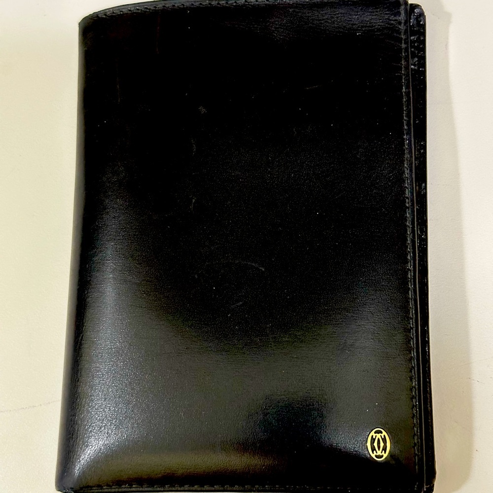 Cartier Black Leather Wallet
